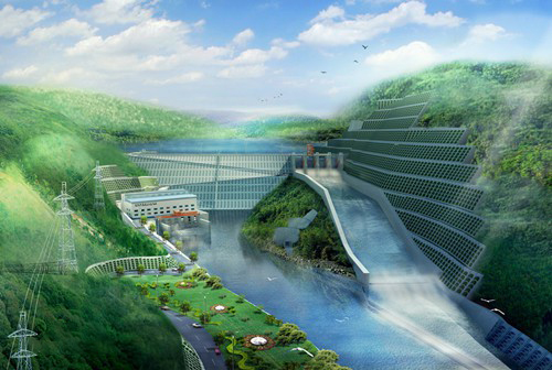 新青老挝南塔河1号水电站项目